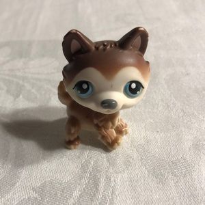 Littlest Pet Shop #68 Husky Some Damage LPS